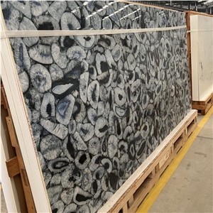 Semiprecious Stone Look Sintered Stone Slabs For Home Decor