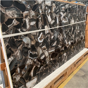 Semiprecious Stone Looks Sintered Stone Wall Slabs Flooring Tiles
