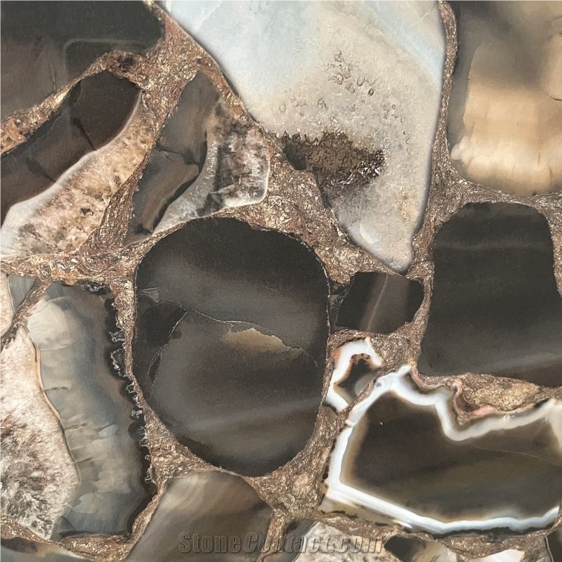 Semiprecious Stone Looks Sintered Stone Wall Slabs Flooring Tiles