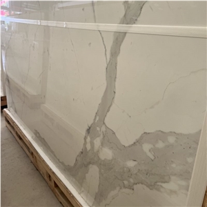 Sintered Calacatta White Stone Slabs And Tiles