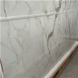Sintered Calacatta White Stone Slabs And Tiles