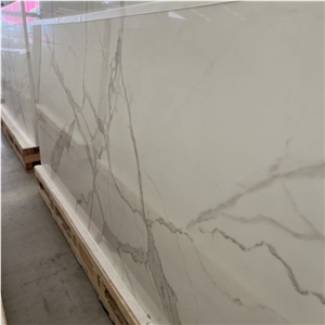 Sintered Calacatta White Stone Slabs And Tiles