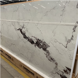 White Artificial Stone Sintered Stone Slab For Bathroom Tile