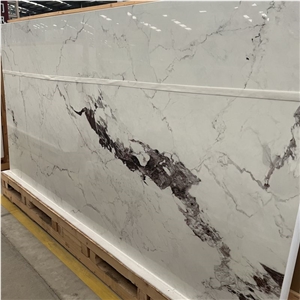 White Artificial Stone Sintered Stone Slab For Bathroom Tile