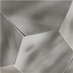 Bathroom Wall Grey And White Marble Mosaic Tiles For Sale