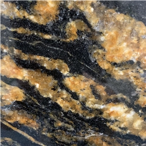 Brazil Golden Silk Quartzite Slabs For Villa Hotel Project