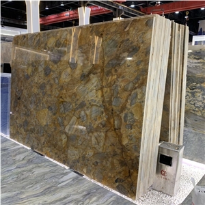 Brazil Golden Via Appia Quartzite Slabs & Wall Flooring Tile