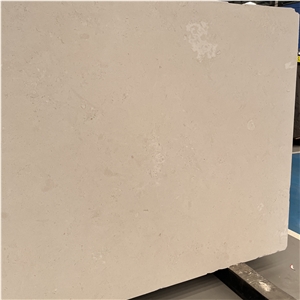 Bursa White Limestone Slab For Villa Wall Design