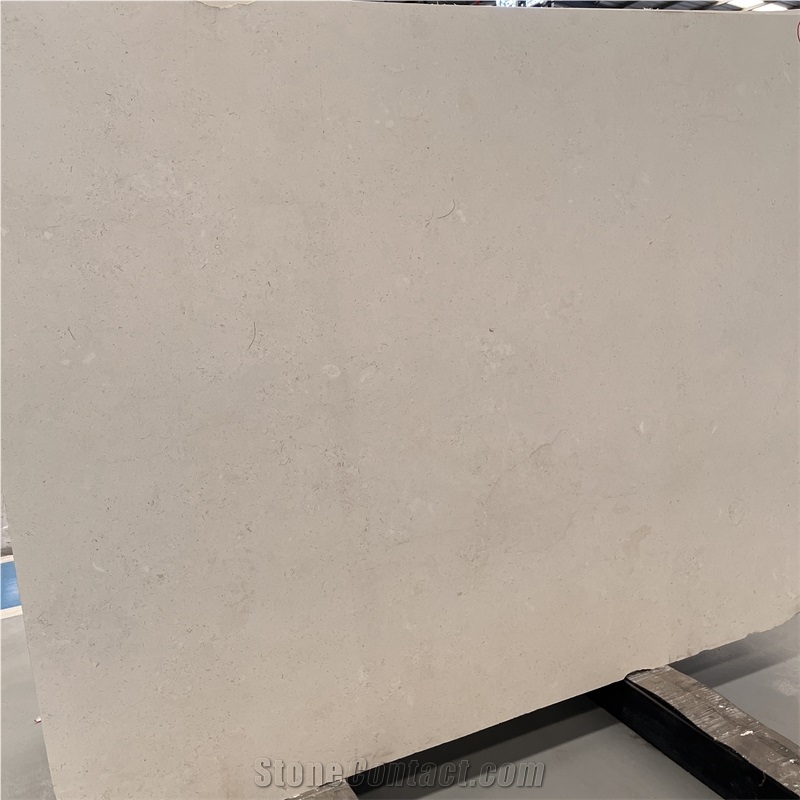 Bursa White Limestone Slab For Villa Wall Design