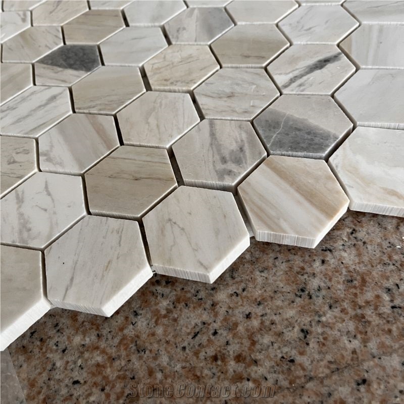 Cheap Price Hexagon Mosaic Tiles For Kitchen Backsplash Wall