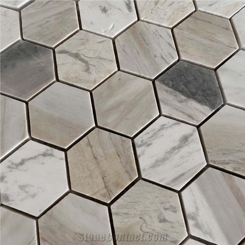 Cheap Price Hexagon Mosaic Tiles For Kitchen Backsplash Wall
