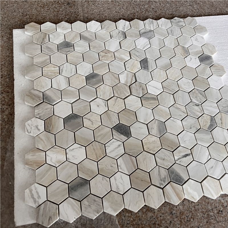 Cheap Price Hexagon Mosaic Tiles For Kitchen Backsplash Wall