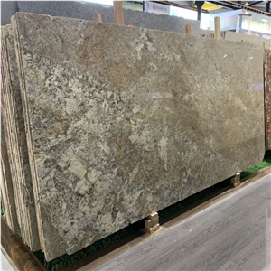 Custom Gold Granite Slabs And Tiles For Villa Project