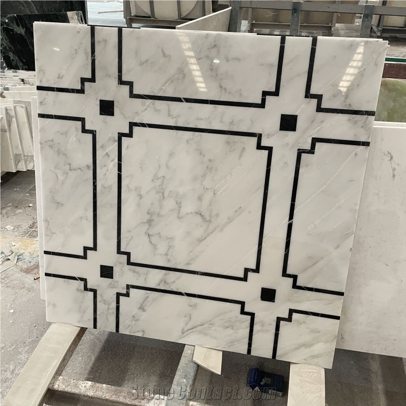 Customized Design Marble Waterjet Medallions For Floor Decor