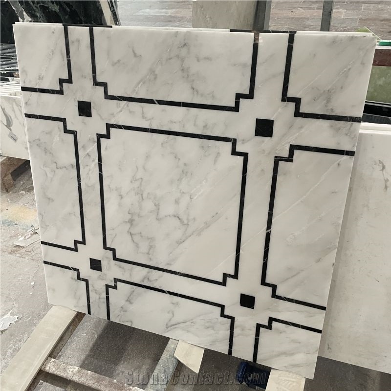Customized Design Marble Waterjet Medallions For Floor Decor