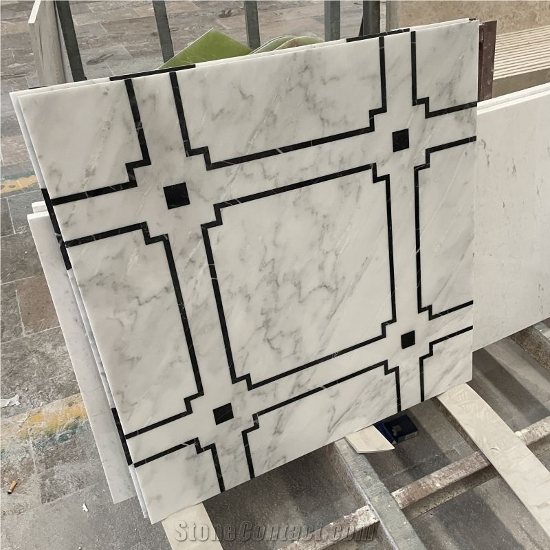 Customized Design Marble Waterjet Medallions For Floor Decor