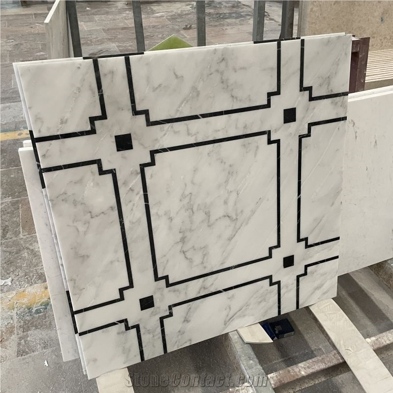 Customized Design Marble Waterjet Medallions For Floor Decor