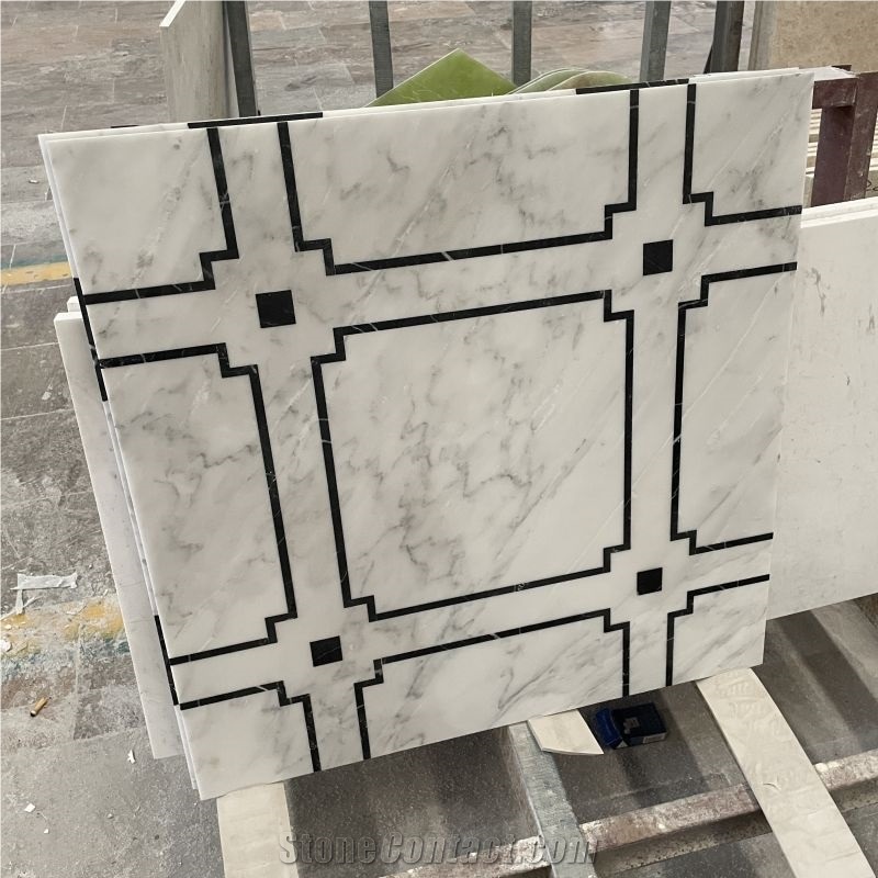 Customized Design Marble Waterjet Medallions For Floor Decor