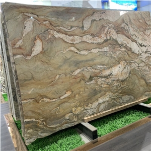 Cut To Size Fusion Quartzite Slabs And Tiles For House Decor