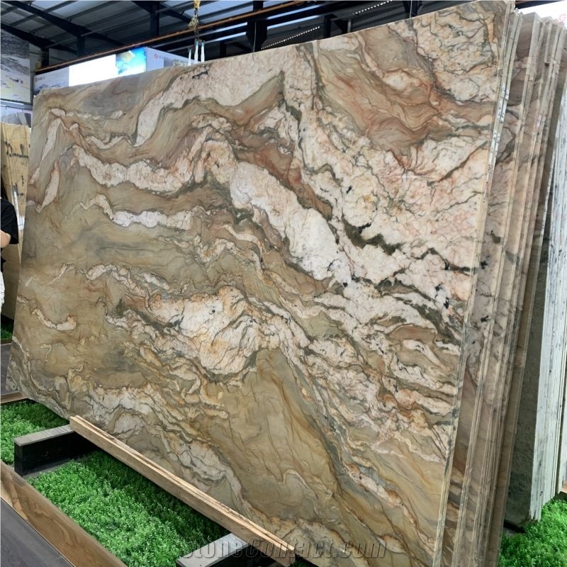 Cut To Size Fusion Quartzite Slabs And Tiles For House Decor