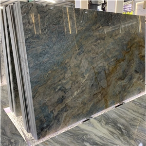 Exotic Stone Amazon Blue Quartzite Slabs Building Material