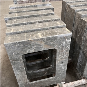 Factory Price Grey Marble Countertop For Bathrooms