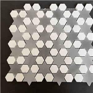 Good Design Natural Marble Mosaic Tiles For Bathroom Design