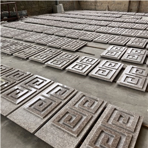 Good Design Pink Granite Tiles For Villa Exterior Wall Decor