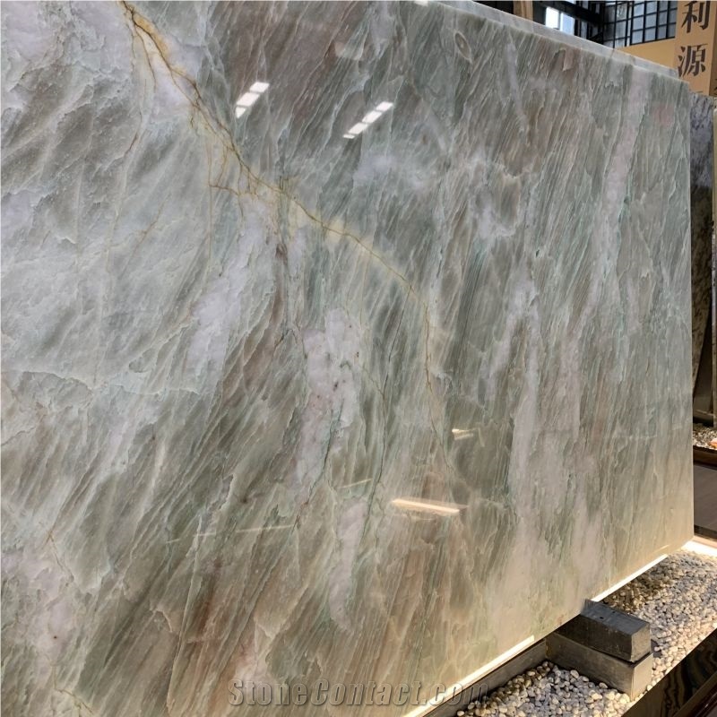 Green Natural Stone Cristallo Alexandrita Quartzite Slabs