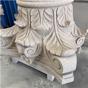 High Quality New Design Granite Column Capital For Building