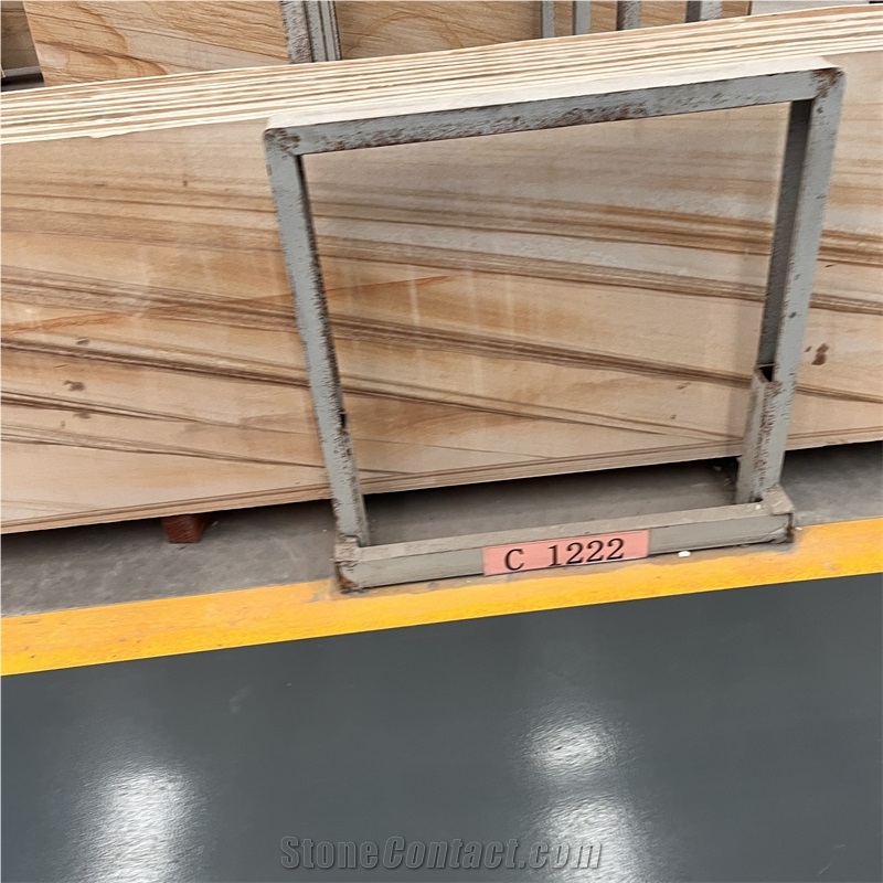 Hot Sale Yellow Sandstone Slabs For Exterior Wall Cladding