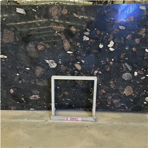 Inani Black Marinace Granite Slabs For Bathroom Wall Tiles
