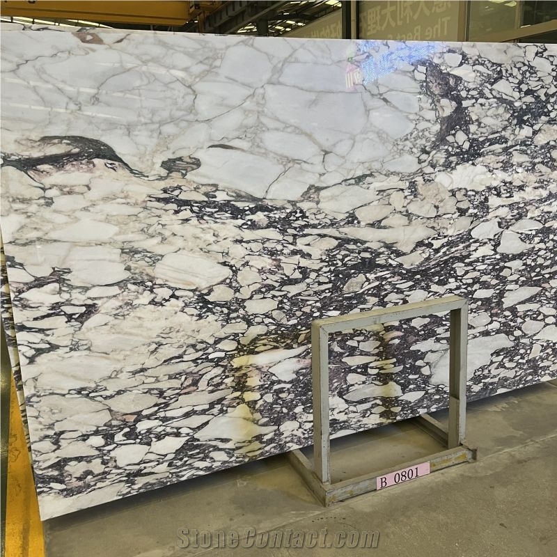 Luxury Calacatta Viola Marble Tiles For Kitchen And Bathroom