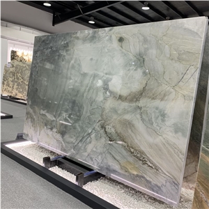 Natural Aquabella Quartzite Slab & Tile For Background Wall