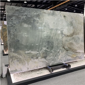 Natural Aquabella Quartzite Slab & Tile For Background Wall