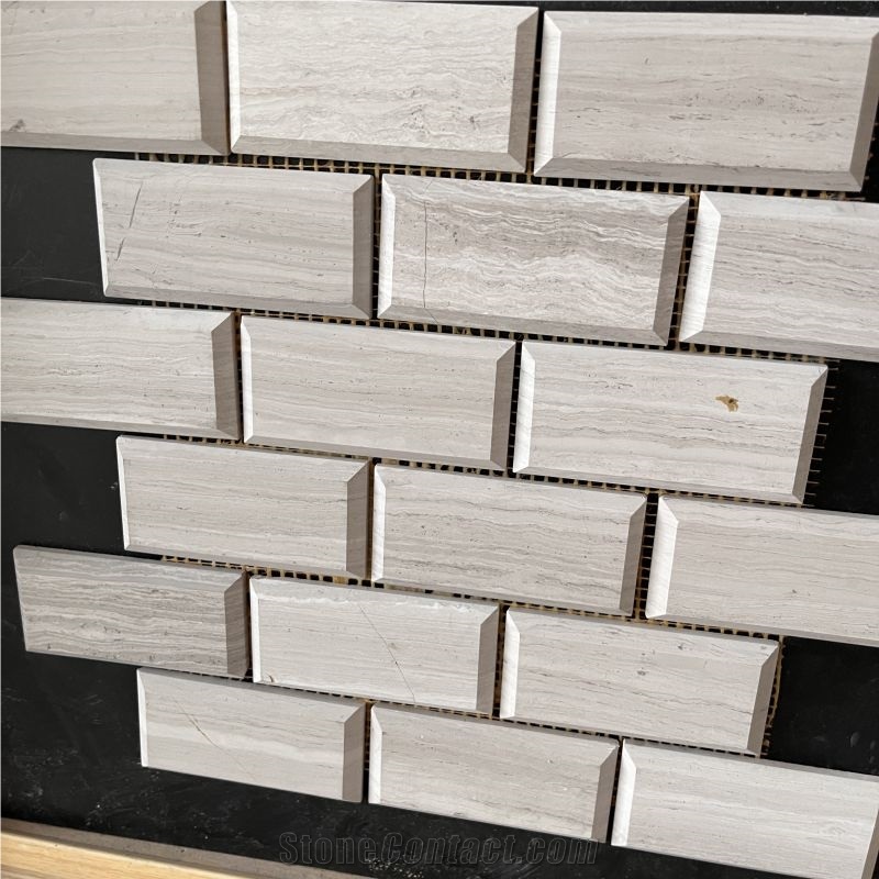 Natural Good Price Travertine Mosaic Tiles For Wall Design