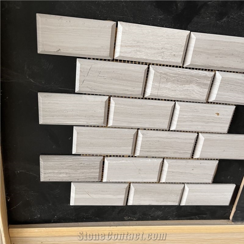 Natural Good Price Travertine Mosaic Tiles For Wall Design