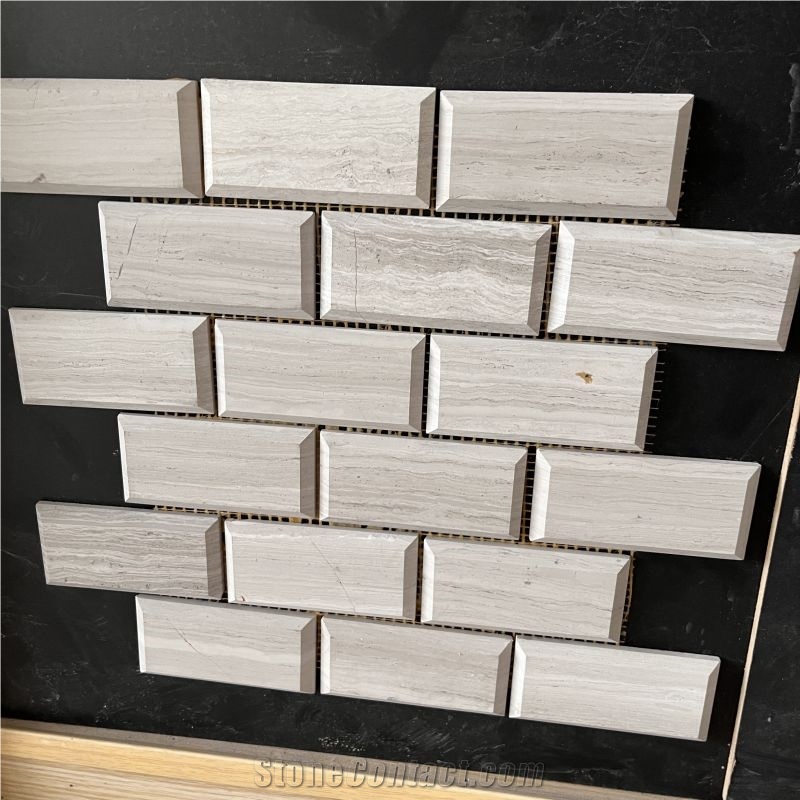 Natural Good Price Travertine Mosaic Tiles For Wall Design