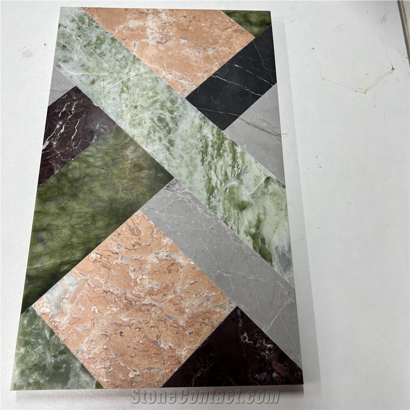 Natural Marble Flower Tray Multicolor Marble Tray