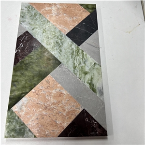 Natural Marble Flower Tray Multicolor Marble Tray