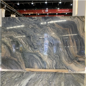 Natural Silk Road Quartzite Slabs For Wall Decor Floor Tiles