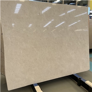 Natural Stone Beige Limestone Slab For Villa Wall Floor Tile