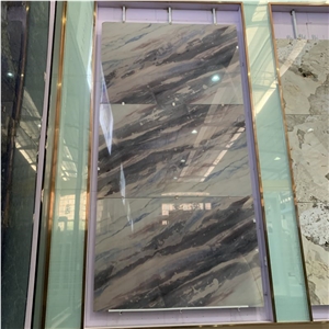 New Design Bookmatch Dream Blue Quartzite For Wall Decor