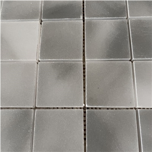 New Design Honed Grey Marble Mosaic Tile For Backsplash Wall