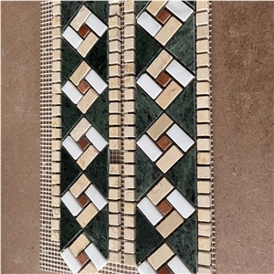 New Design Mosaic Border Line For Interior Hotel And Home Wall