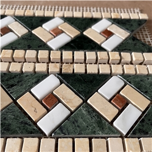 New Design Mosaic Border Line For Interior Hotel And Home Wall