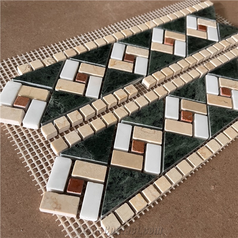 New Design Mosaic Border Line For Interior Hotel And Home Wall