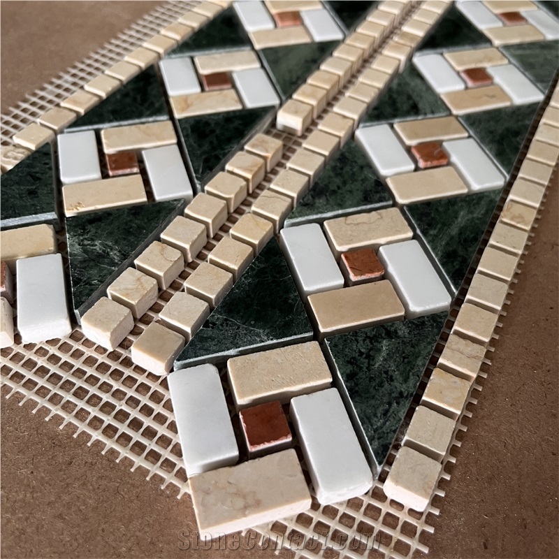 New Design Mosaic Border Line For Interior Hotel And Home Wall