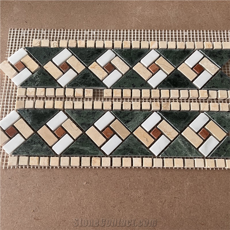 New Design Mosaic Border Line For Interior Hotel And Home Wall