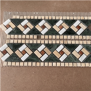 New Design Mosaic Border Line For Interior Hotel And Home Wall